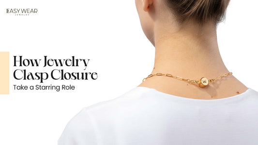 Premium gold jewelry clasps closure
